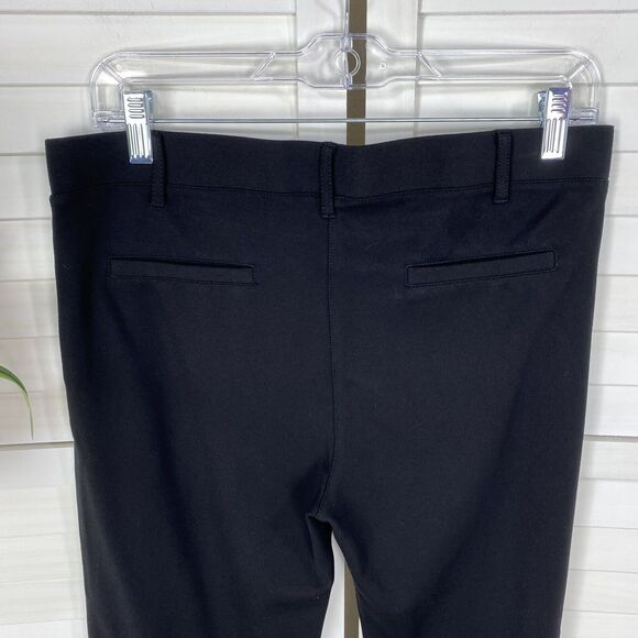 Betabrand Black Straight Leg Classic Dress Yoga Pants Pull On Size L Petite - Picture 6 of 9